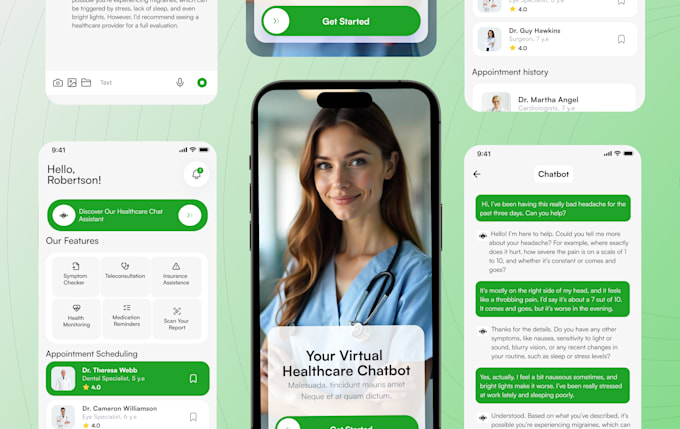 create ai powered appointment booking system for healthcare