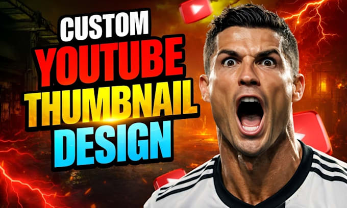 design youtube cover clickbait thumbnail web banner video thumbnail