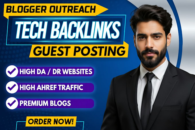 publish a technology guest post with tech backlinks
