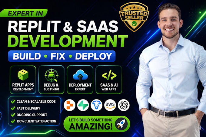 build fix deploy replit ai app replit website saas mvp replit debugging expert