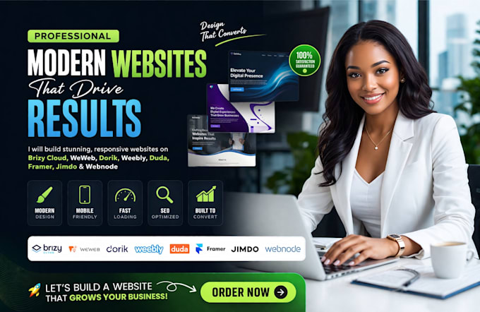 build brizy cloud weweb dorik weebly duda framer jimdo web node website design