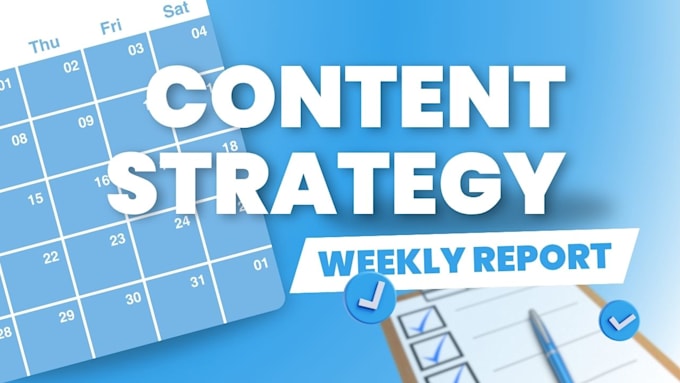 create clear content strategy for your website and social media manager