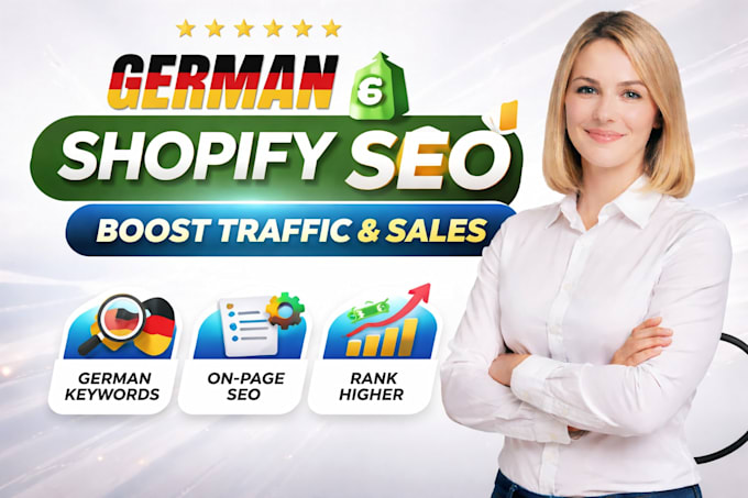 do german SEO optimization for shopify store to boost traffic, ranking and sales