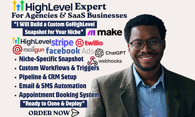 build a custom gohighlevel snapshot with workflows and automation