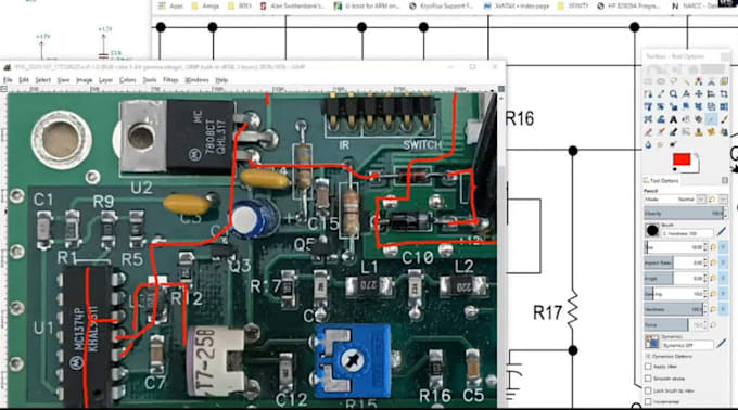 reverse engineer pcb, repair electronics, wearable pcb, breadboard and schematic