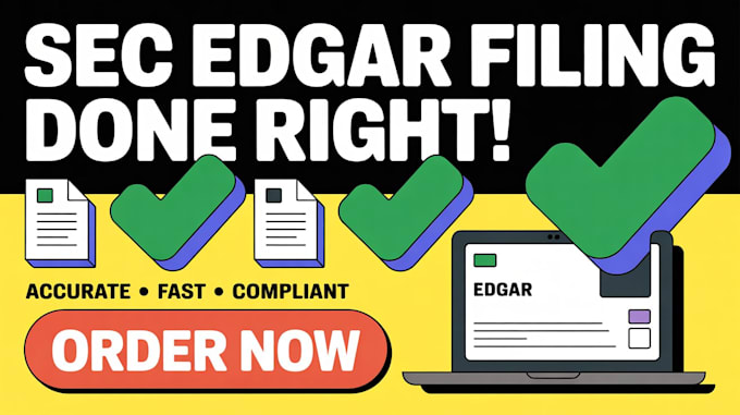 prepare and submit your sec edgar filing accurately