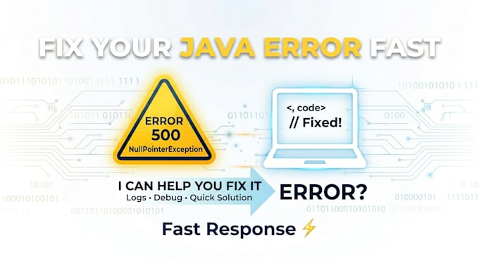 fix your java or idempiere error fast