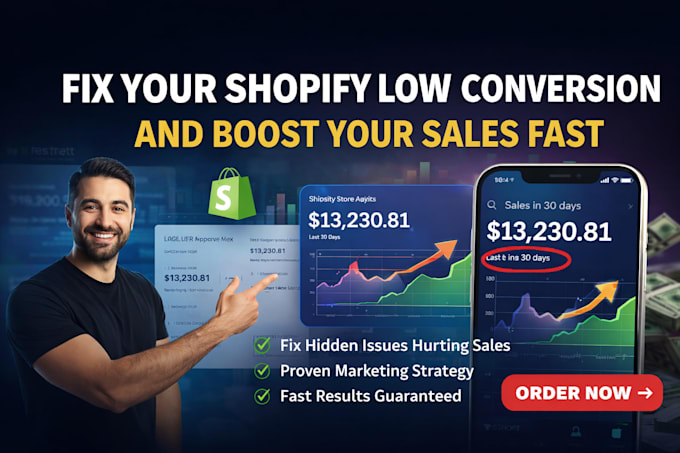 fix shopify low conversion and boost your sales fast