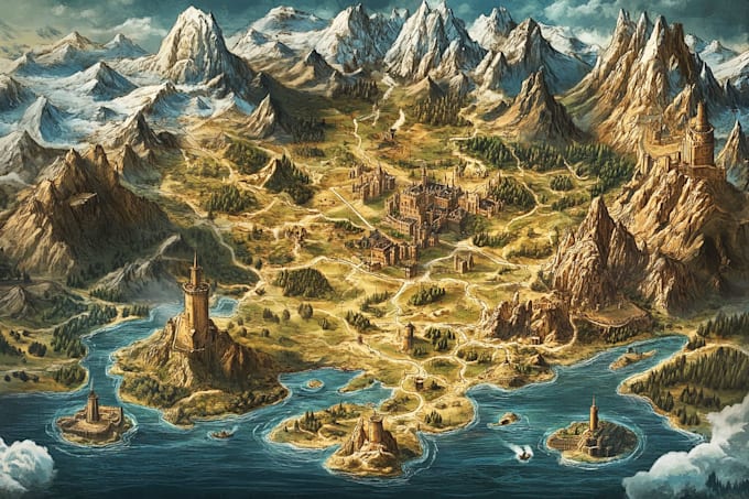 create your fantasy city map