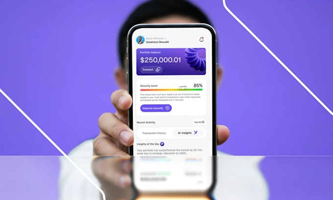 develop crypto wallet app blockchain wallet app cryptocurrency app fintech app