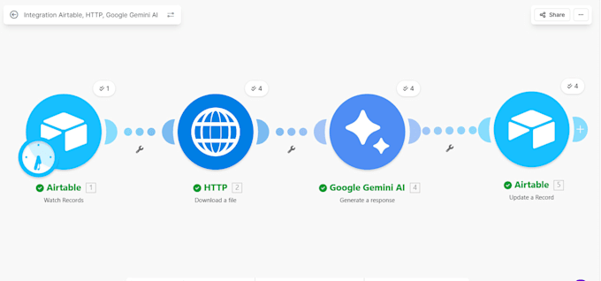 build ai automation with make and airtable