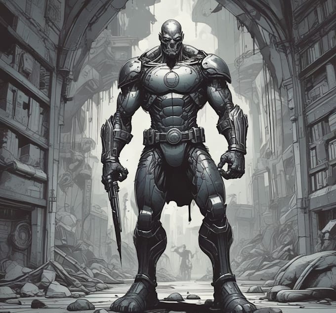 comic book illustration with comic book illustrator