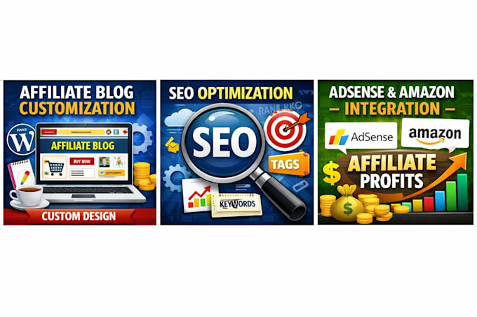 wordpress affiliate blog customization and SEO setup