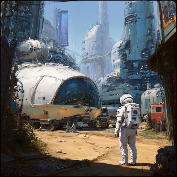 sci fi illustration and sci fi art