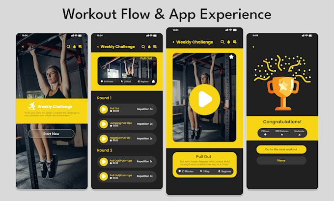 Design modern mobile app ui ux in figma by Akankshagupta_ | Fiverr