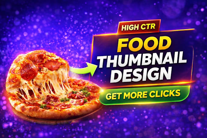 create mouthwatering food youtube thumbnails for restaurant