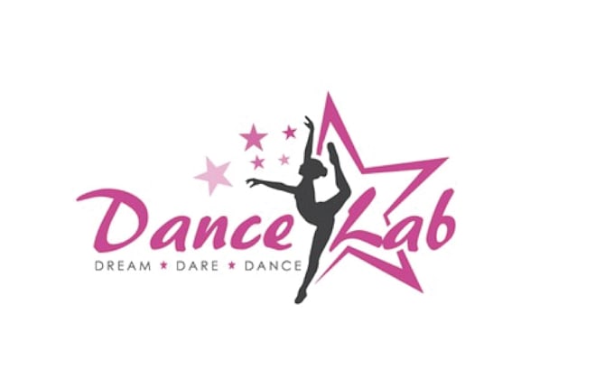 design unique tango rock gymnastic and dance logo