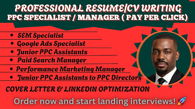 write ats optimized PPC paid media resume that wins interviews
