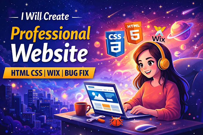 design modern responsive landing page UI for your website