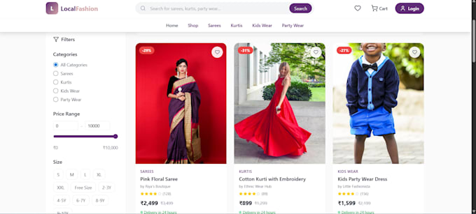 build a full stack ecommerce website with react and node js