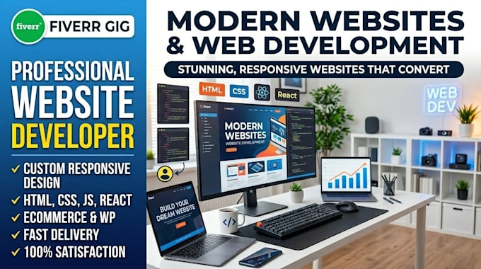 create or edit a modern, responsive wordpress website