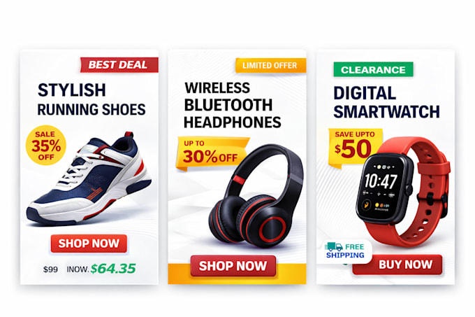 design high converting e commerce ads for social media