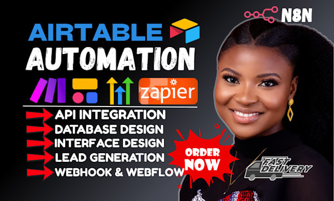 setup airtable automation, make com, gohighlevel airtable database, softr expert