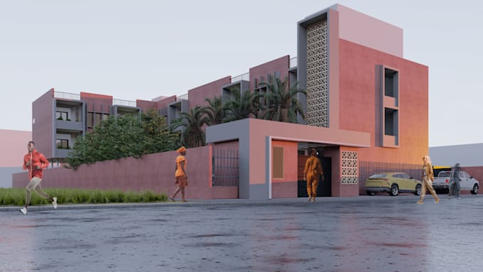 create realistic 3d architectural renders