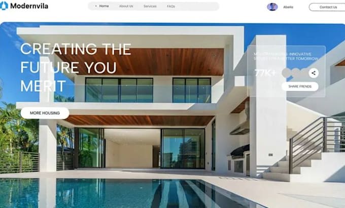design wix hvac website construction website  plumbing website roofing website