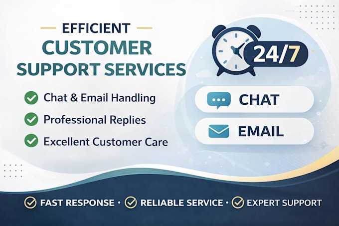 handle customer support chat and email professionally