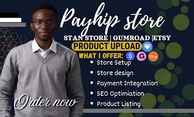 setup payhip, payhip store, payhip online store payhip website stan store