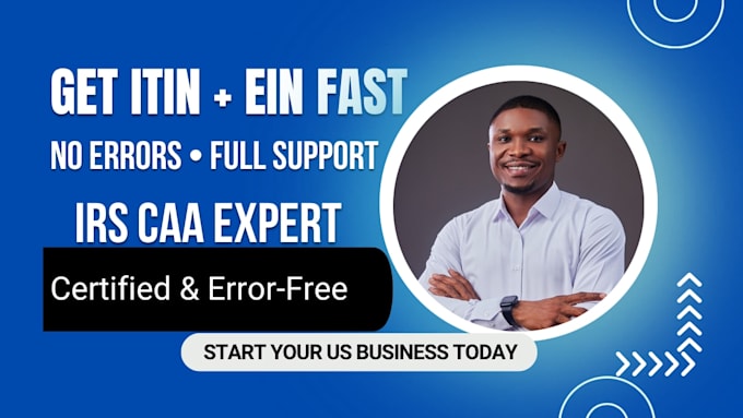 prepare your itin and ein applications for US business setup