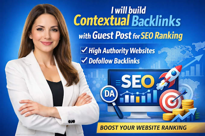 build contextual backlinks with guest post for SEO ranking