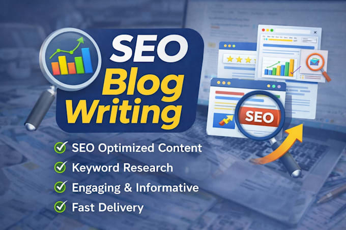 write SEO friendly content, articles and blog posts