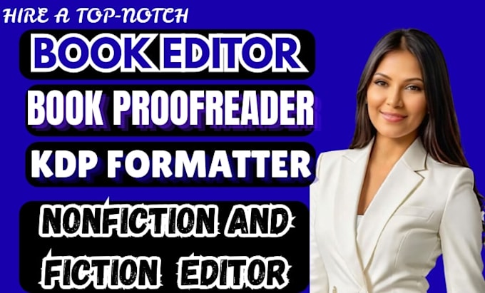 proofread, edit, KDP format, workbook, romance, fiction, non fiction book editor