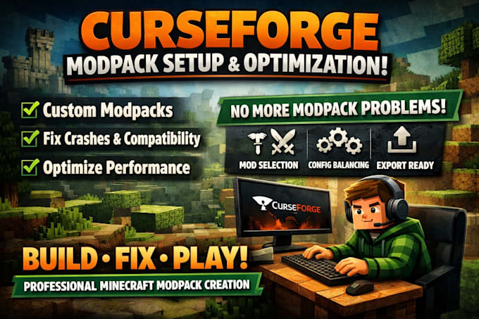 create fix and optimize your curseforge modpack for smooth gameplay