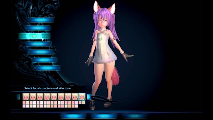 create 3d character models for vtuber, anime, full rigging, mmd, vrchat, vrm