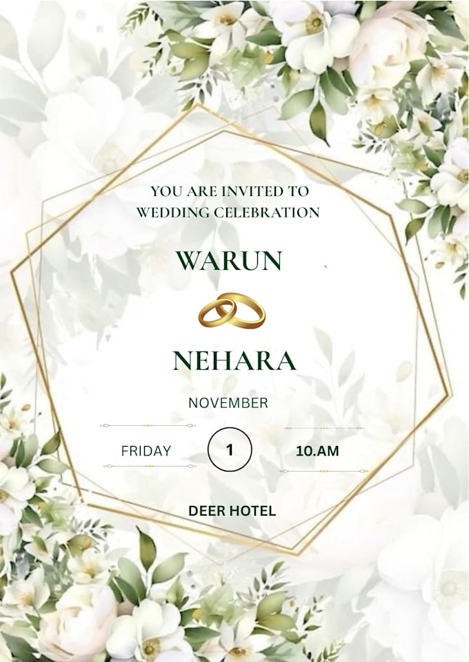 design elegant wedding invitations and stationary