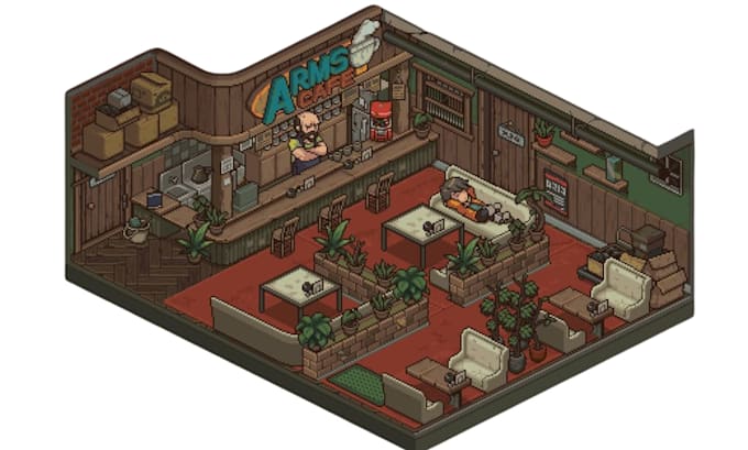 pixel isometric game art pixel game art isometric props pixel game background