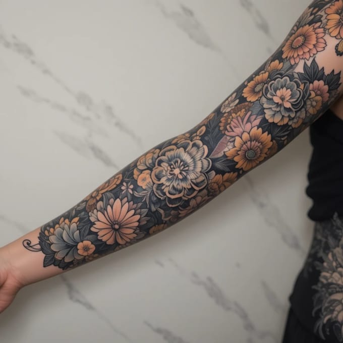 design professional tattoo and custom tattoo