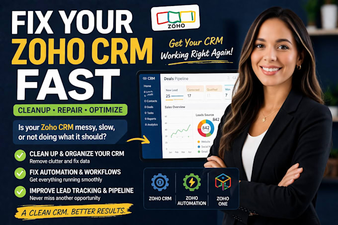 zoho CRM zoho commerce cleanup setup automation ecommerce lead tracking issues