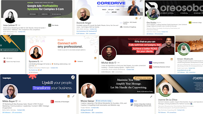 create, optimize and manage your linkedin profile for growth
