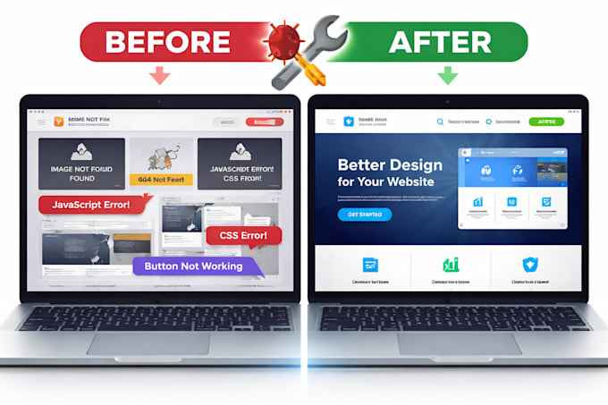 fix HTML CSS bugs and responsive issues