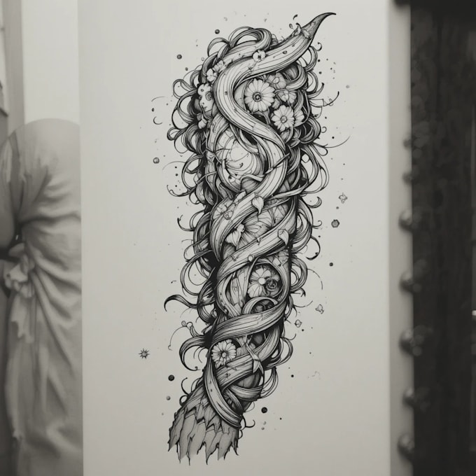 design professional tattoo and custom tattoo