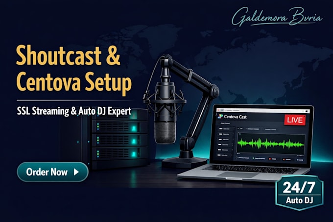 Setup your shoutcast, centova, online radio server with autodj and ssl ...