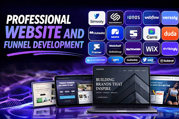design simvoly ionos squarespace landing page ecommerce website design redesign