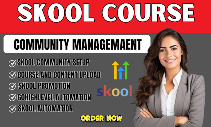 do skool community setup, skool online course community manager circle so kajabi