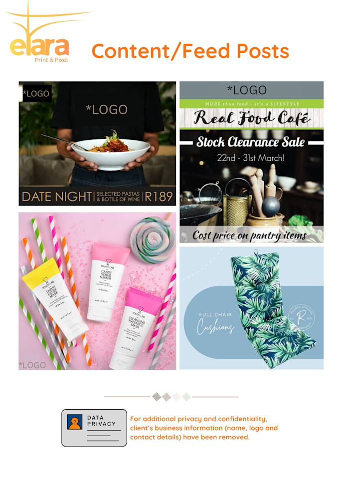 design social media graphics pack
