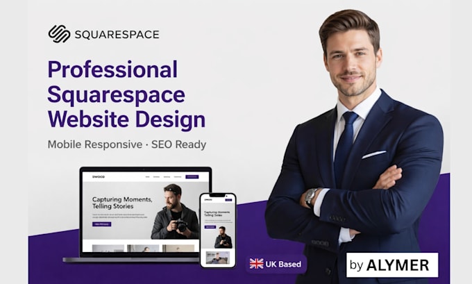 build edit squarespace website redesign squarespace, landing page and square seo