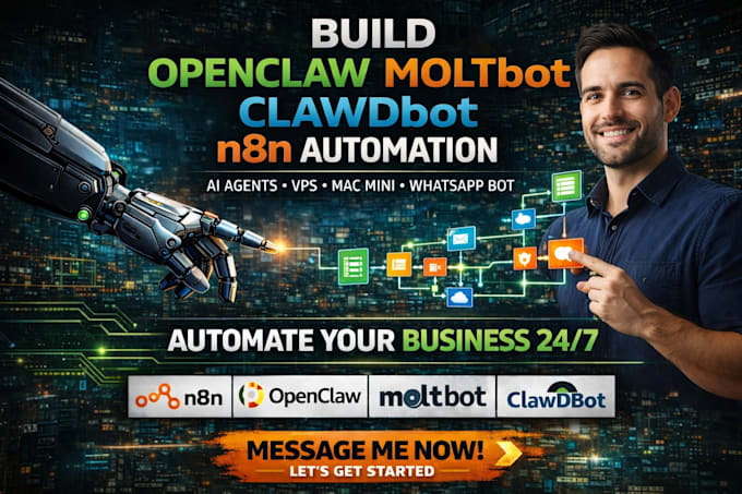 Construir openclaw moltbot clawdbot automatización n8n claude open claw ...